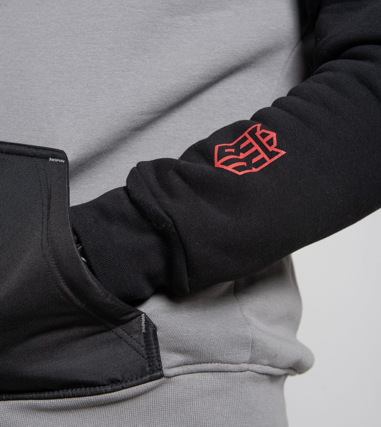 Muška dukserica BK25 Black/Gray