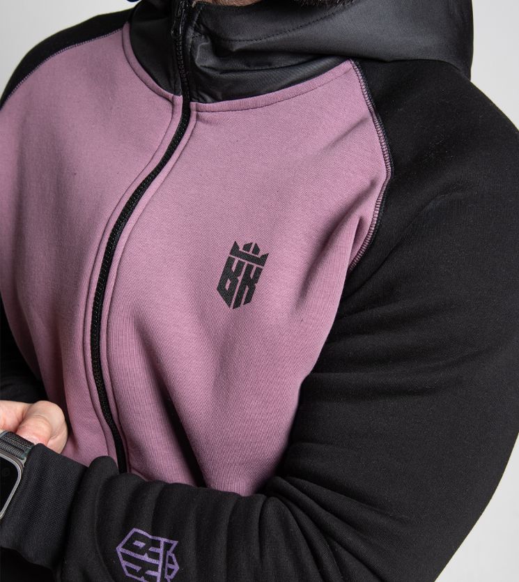 Muška dukserica BK25 Black/Purple